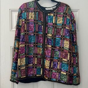 Multicolor Sequin Women's Jacket